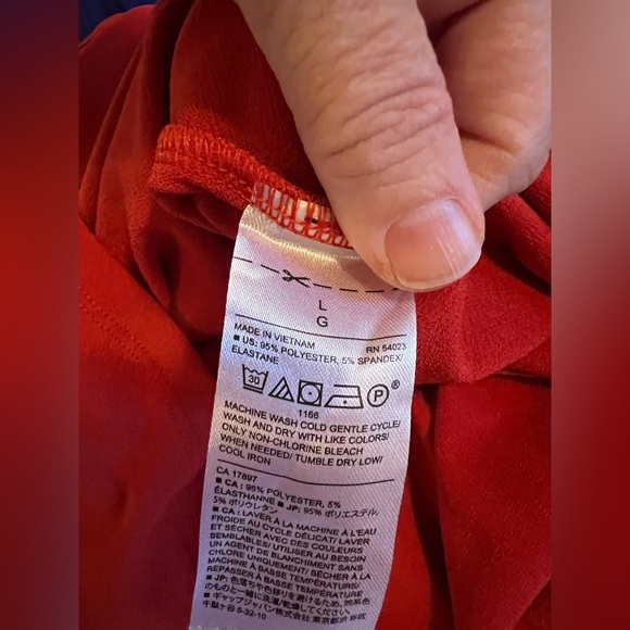 💙 4 for $40 💙 Banana Republic criss cross back Burnt Orange Sleeveless Dress - Picture 2 of 11